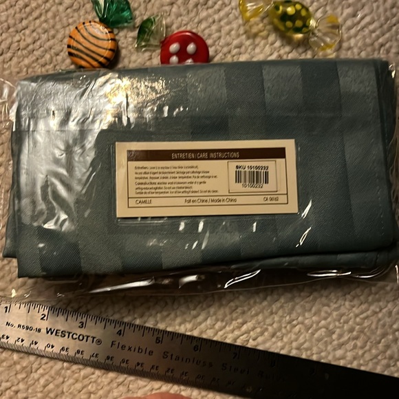 NWT Stokes Table Linen Napkins - Blue - Picture 3 of 3